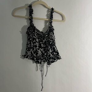 Zara Tie Up Crop Top